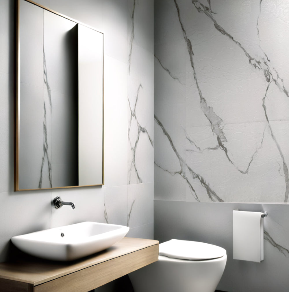 120x280 cm Calacatta White Mat