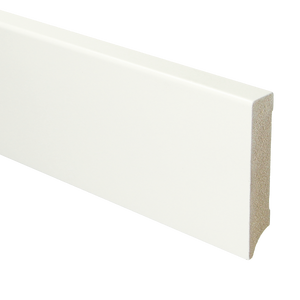 MDF Moderne plint 90x18 voorgelakt RAL 9016