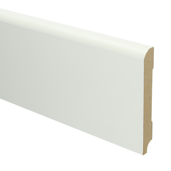 MDF Koloniale plint 120x15 wit voorgelakt RAL 9010