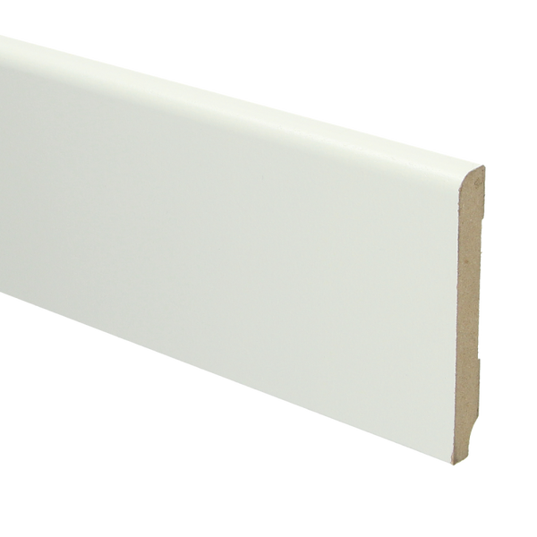MDF Koloniale plint 90x12 wit voorgelakt RAL 9010