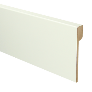 MDF Renovatieplint modern 120x18 voorgel. RAL 9010