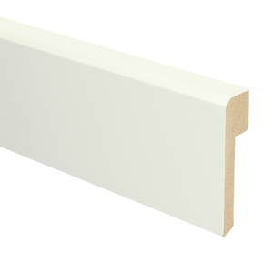 MDF Renovatieplint klassiek 85x22 voorgel. RAL 9010