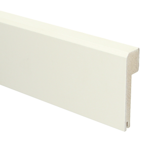 MDF Renovatieplint Klassiek 85x22 RAL 9010+uitsp.