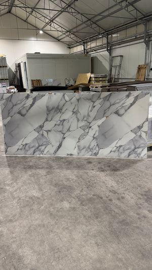 PVC Wandpaneel Marmerlook 122x280 - Polygold Roоck