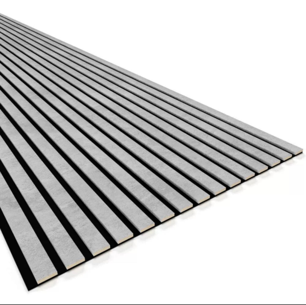 Akoestische wandpaneel licht grijs  (Latten wanden) | 60x280 cm | 25 mm latten