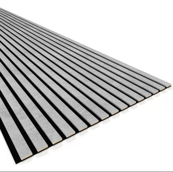 Akoestische wandpaneel licht grijs  (Latten wanden) | 60x280 cm | 25 mm latten