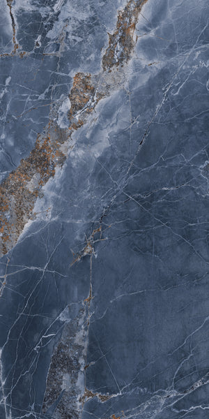Decovita | FULL LAPPATO | Marmo Metal Blue 60x120 Vloertegel / Wandtegel