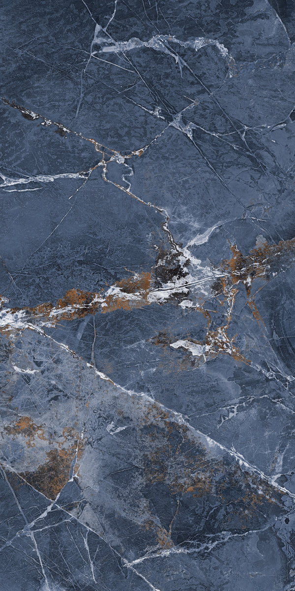 Decovita | FULL LAPPATO | Marmo Metal Blue 60x120 Vloertegel / Wandtegel