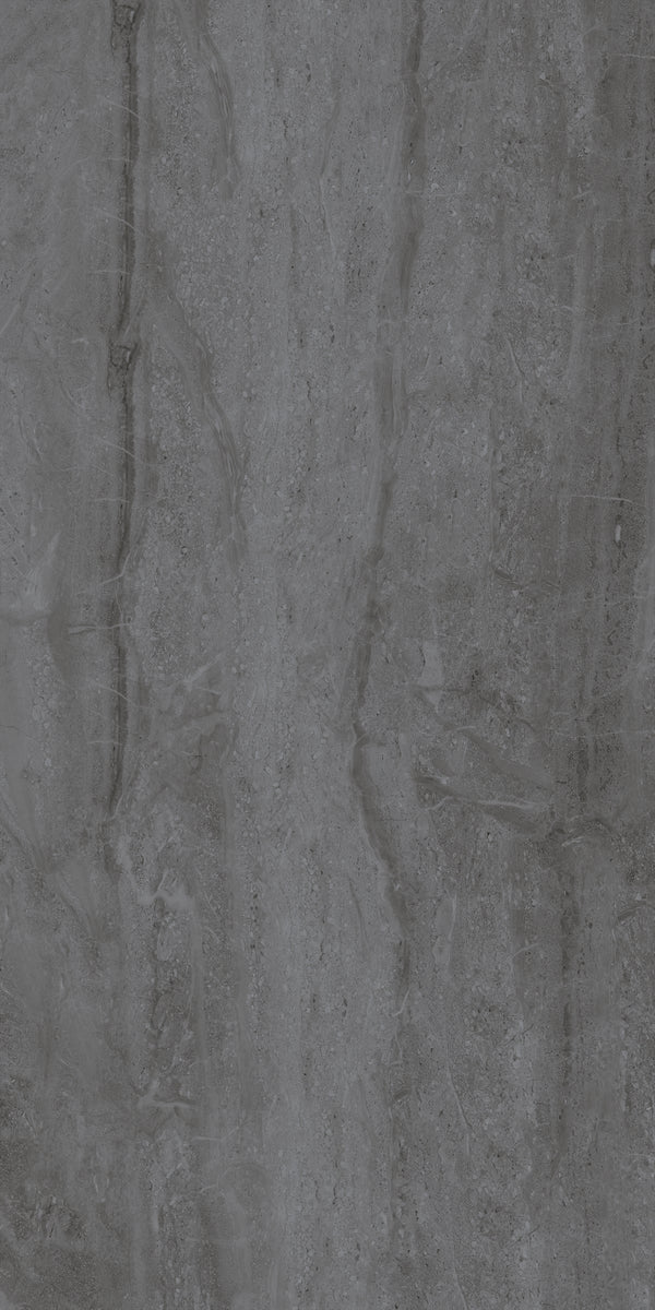Decovita | MAT (R11) | Travertino Dark Grey 60x120 Vloertegel / Wandtegel