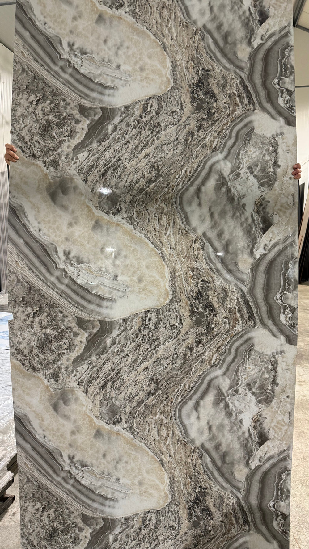 Spc wandpaneel 122x280x03 	Onyx Mirage