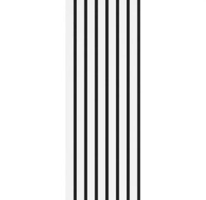 Akoestische wandpaneel WİT (Latten wanden) | 60x280 cm| 25 mm latten
