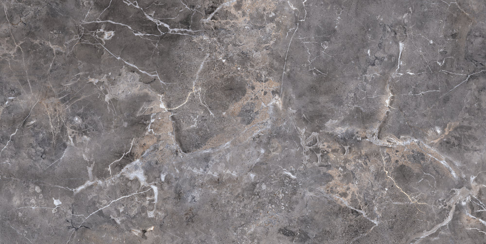 QUA Granite | Melrose Light Hoogglans Natuursteenlook 60x120 Vloertegel / Wandtegel