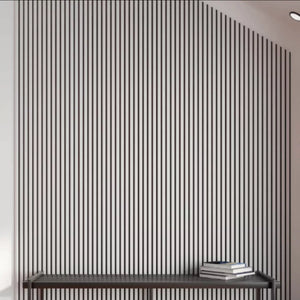 Akoestische wandpaneel WİT (Latten wanden) | 60x280 cm| 25 mm latten