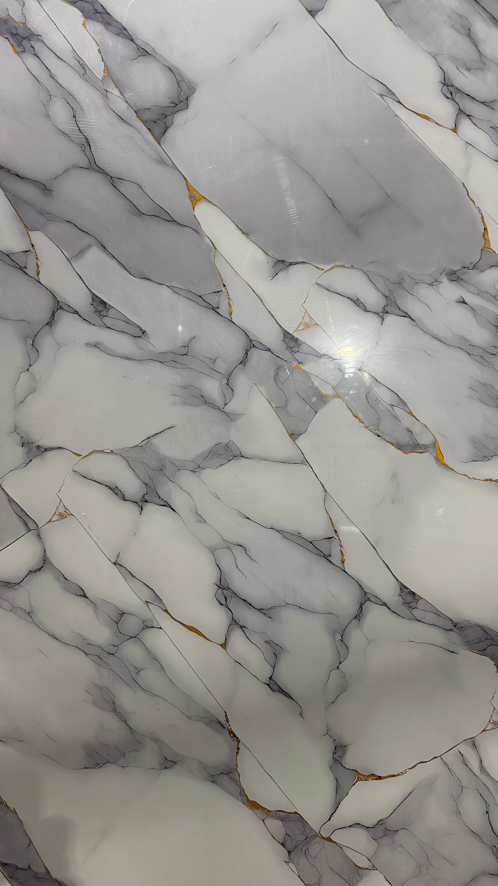 PVC Wandpaneel Marmerlook 122x280 - Polygold Roоck