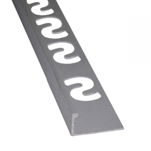 SUBSTRAT Recht Tegelprofiel Aluminium Zilver 8mm