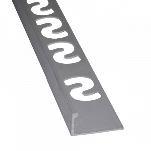 SUBSTRAT Recht Tegelprofiel Aluminium Zilver 10mm