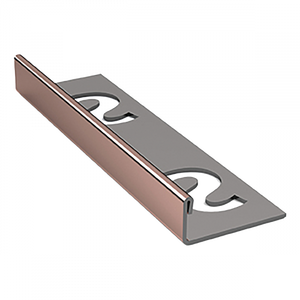 SUBSTRAT Recht Tegelprofiel RVS Rose Goud 11mm
