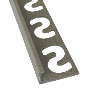 SUBSTRAT Recht Tegelprofiel Aluminium Zand 11mm