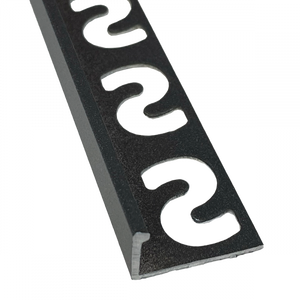 SUBSTRAT Recht Tegelprofiel Aluminium Antraciet 11mm
