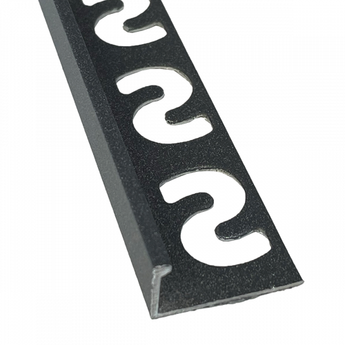 SUBSTRAT Recht Tegelprofiel Aluminium Grijs 11mm