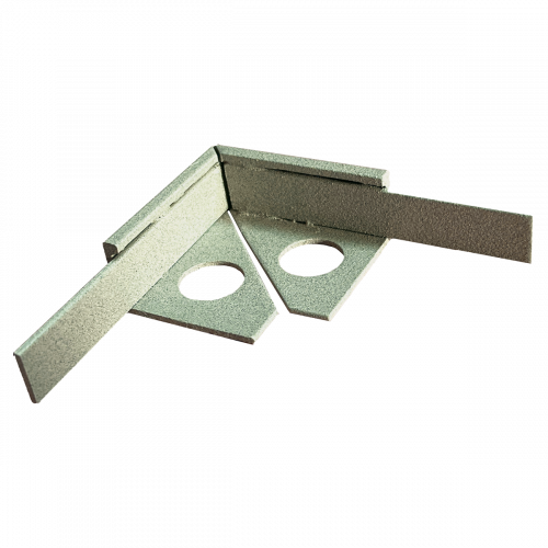SUBSTRAT Hoekstuk Tegelprofiel Aluminium Zand 11mm