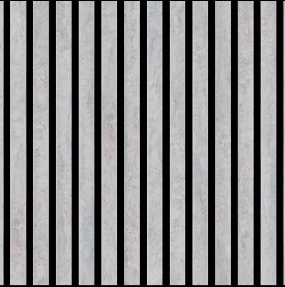 Akoestische wandpaneel licht grijs  (Latten wanden) | 60x280 cm | 25 mm latten