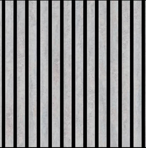 Akoestische wandpaneel licht grijs  (Latten wanden) | 60x280 cm | 25 mm latten