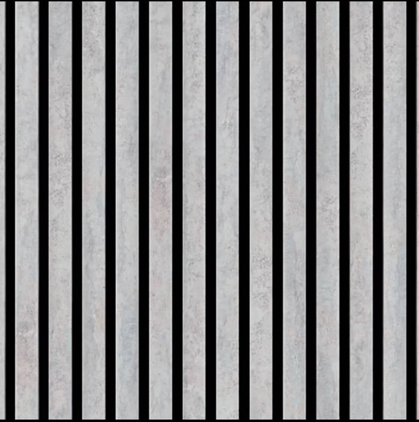 Akoestische wandpaneel licht grijs  (Latten wanden) | 60x280 cm | 25 mm latten