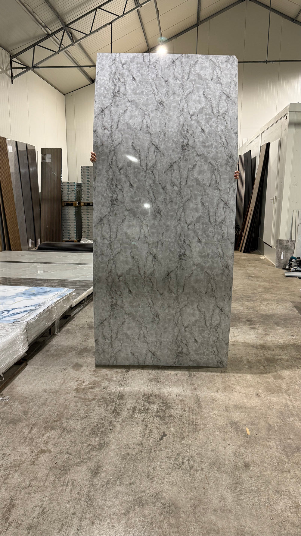 Spc wandpaneel 122x280x03 Pietra Luna