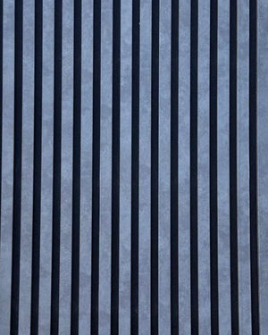 Akoestische Wandpaneel | 60x280 cm | Beton Look Donker Grijs| 18 mm Latten