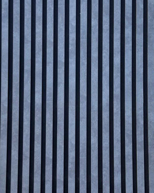 Akoestische Wandpaneel | 60x280 cm | Beton Look Donker Grijs| 18 mm Latten