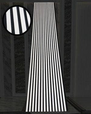 Akoestische Wandpaneel(Latten wanden)  | 60x280 cm | Rustiek Beige| 25 mm Latten