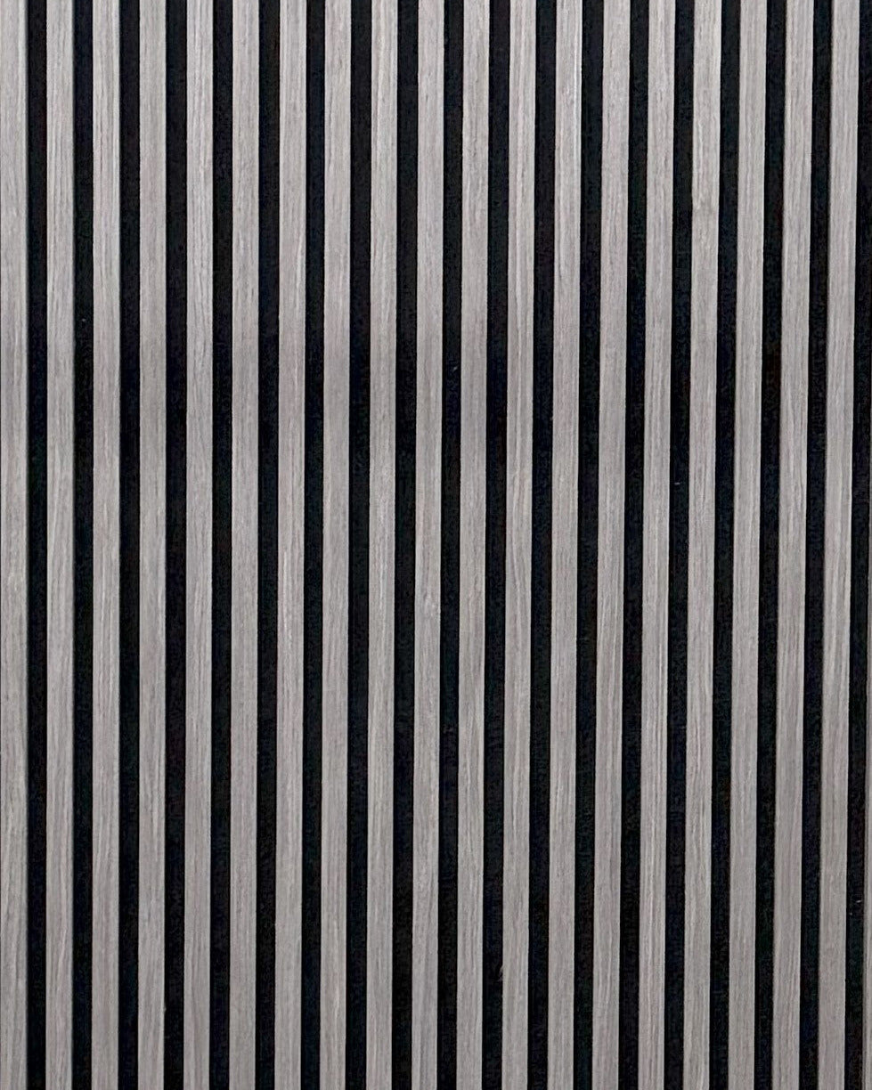 Akoestische wandpaneel | 60x280 cm | grey oak | 17 mm latten