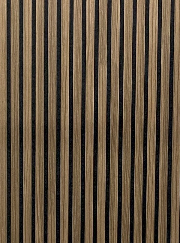 Akoestische wandpaneel | 60x280 cm | smoke oak | 27 mm latten