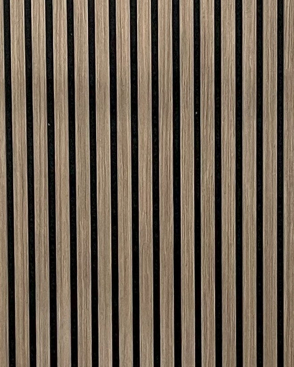 Akoestische wandpaneel | 60x280 cm | walnut | 27 mm latten