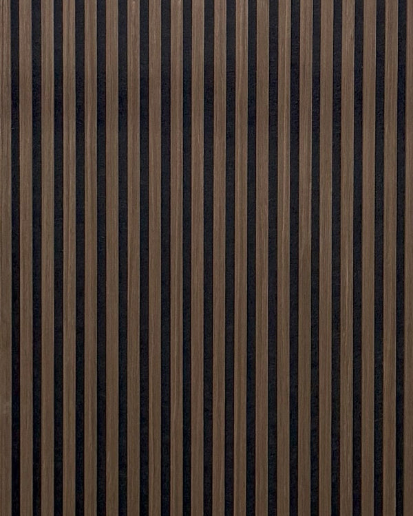 Akoestische wandpaneel | 60x280 cm | walnut jk | 17 mm latten
