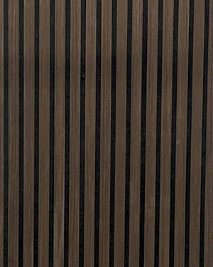 Akoestische wandpaneel | 60x280 cm | walnut jk | 27 mm latten