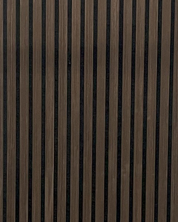 Akoestische wandpaneel | 60x280 cm | walnut jk | 27 mm latten