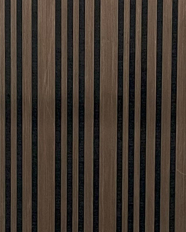 Akoestische wandpaneel | 60x280 cm | walnut jk | gevarieerde latten