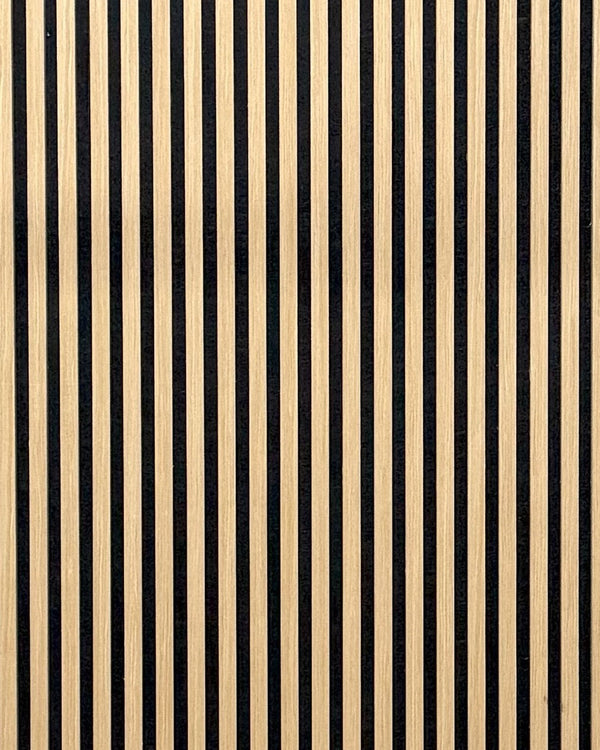 Akoestische wandpaneel | 60x280 cm | white oak | 17 mm latten