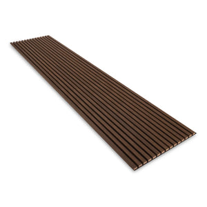 Akoestische wandpaneel walnoot (Latten wanden) | 60x280 cm| 25 mm latten|gerookt eiken