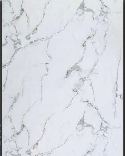 PVC Wandpaneel Marmerlook 120x280 - Bianco Carrara