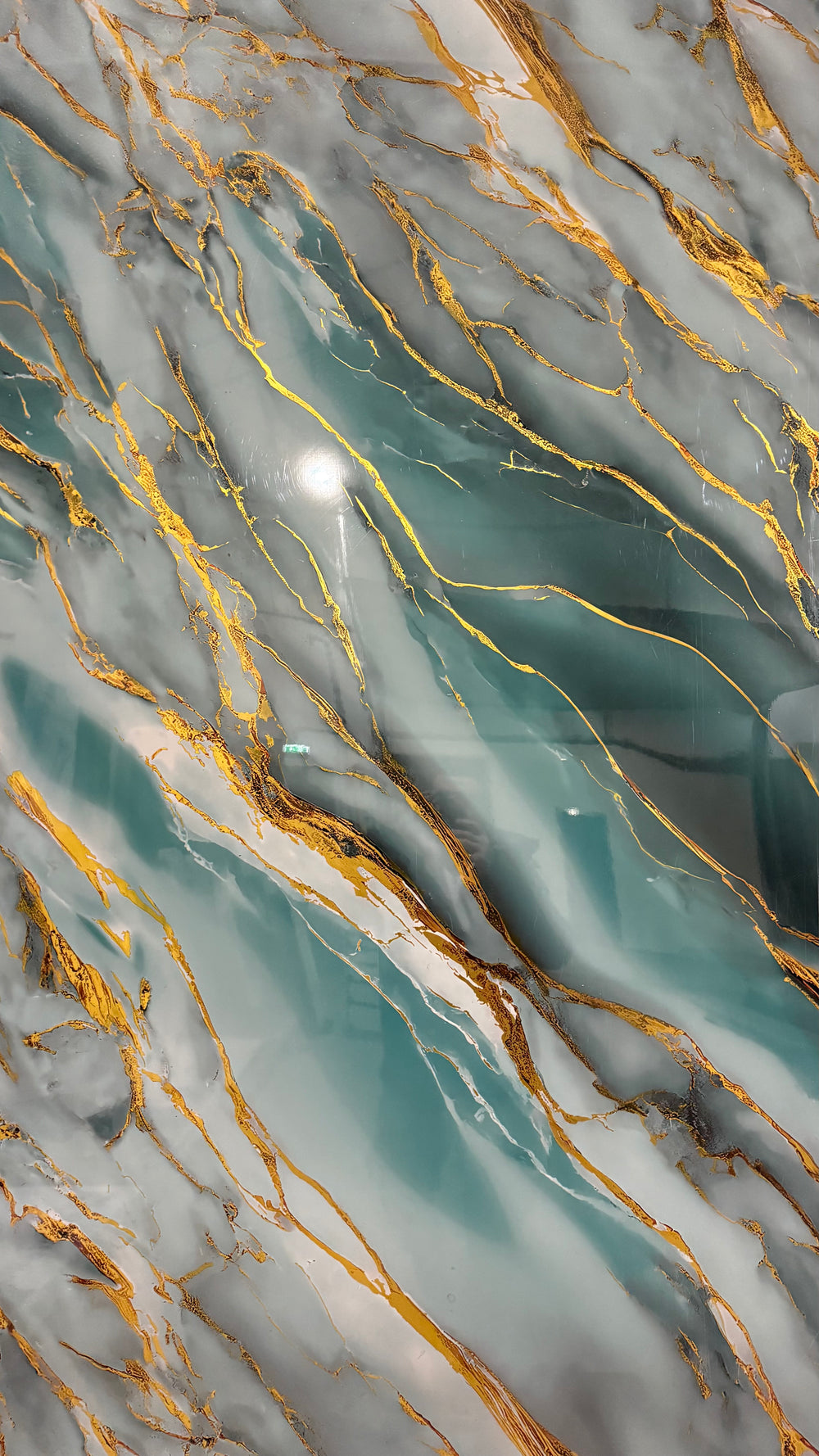 PVC Wandpaneel marmerlook 122x280 Oasis gold Rock