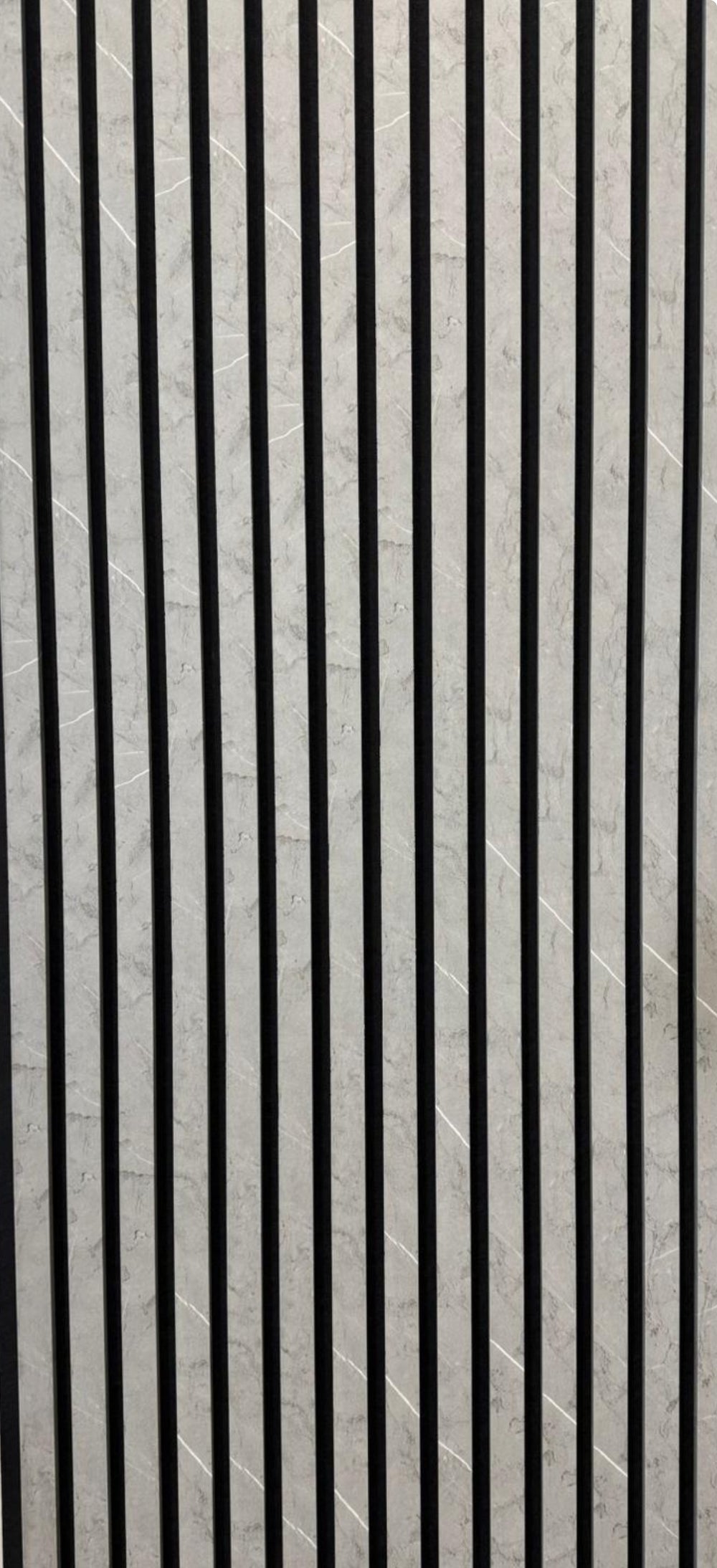 32€ Akoestische Wandpanelen Lattenwand Met Vilt - Gray Marmer 270x60 cm