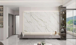 PVC Wandpaneel Marmerlook 120x280 - Gild Fish Belly White