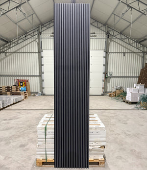 Akoestische wandpaneel | 60x280 cm | black oak | 17 mm latten