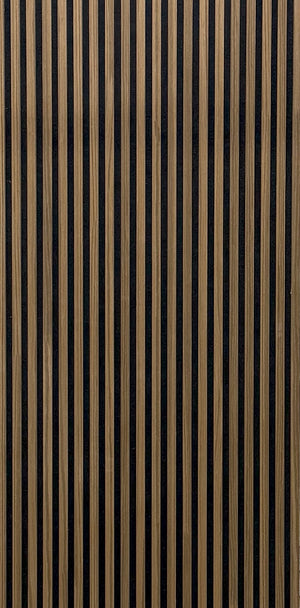Akoestische wandpaneel | 60x280 cm | smoke oak | 17 mm latten