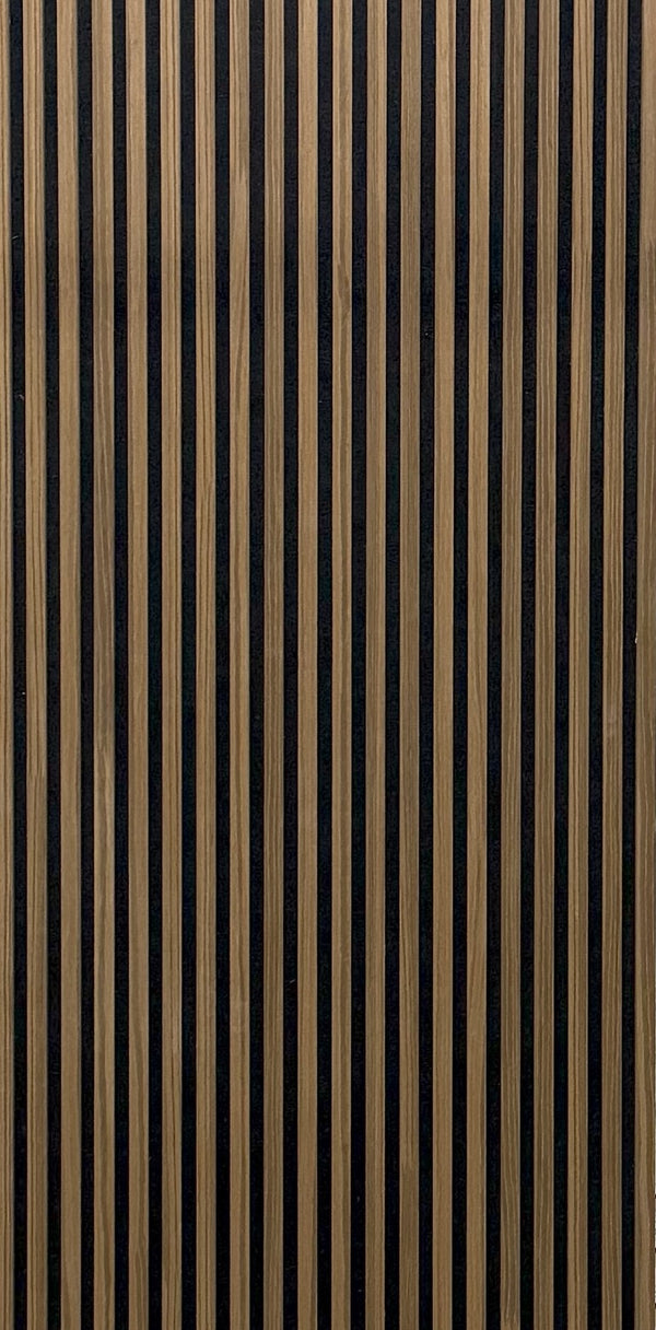 Akoestische wandpaneel | 60x280 cm | smoke oak | 17 mm latten