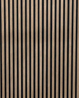 Akoestische wandpaneel | 60x280 cm | walnut | 17 mm latten
