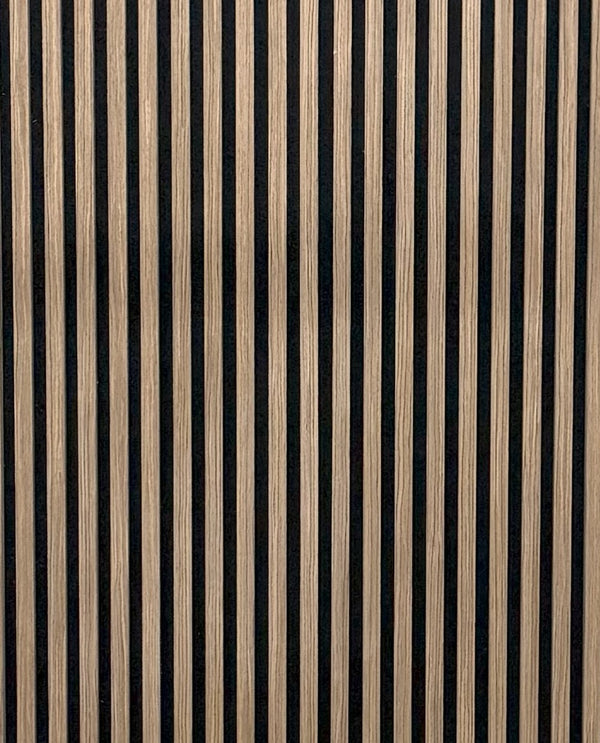 Akoestische wandpaneel | 60x280 cm | walnut | 17 mm latten